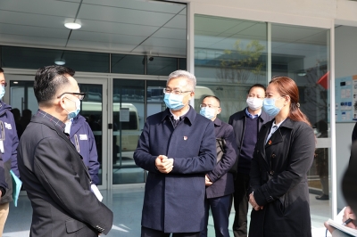 2022年1月4日，嘉興市委書記、市長李軍參觀天通泛半導(dǎo)體產(chǎn)業(yè)園